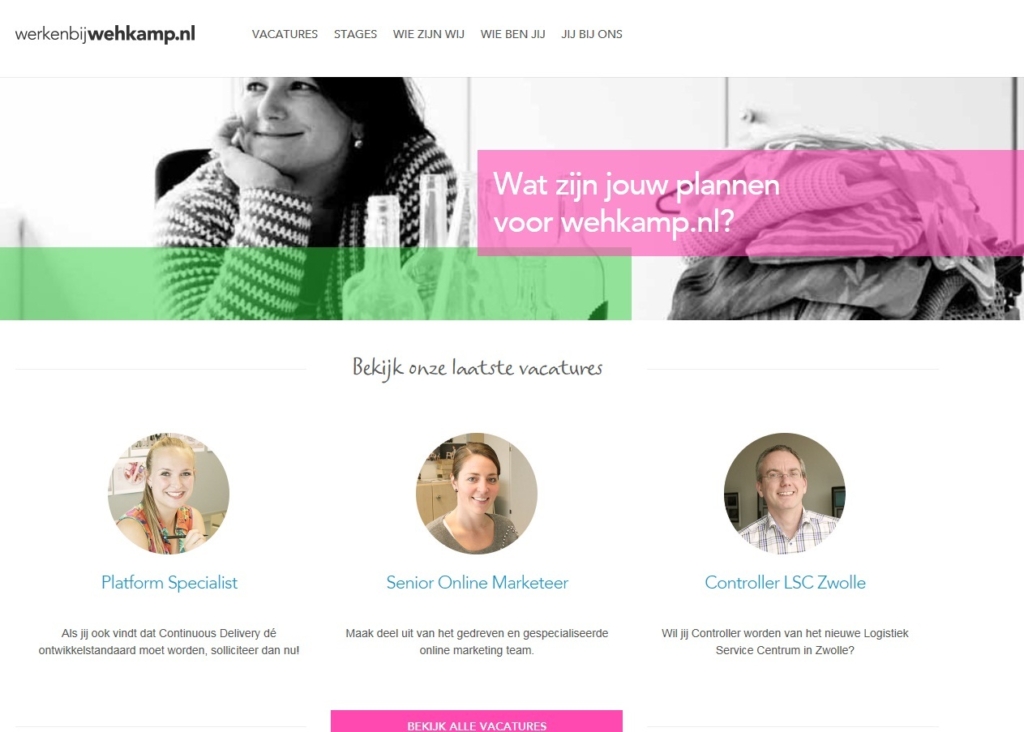 wehkamp stijgt voor derde jaar op rij in lijst meest aantrekkelijke werkgevers van Nederland