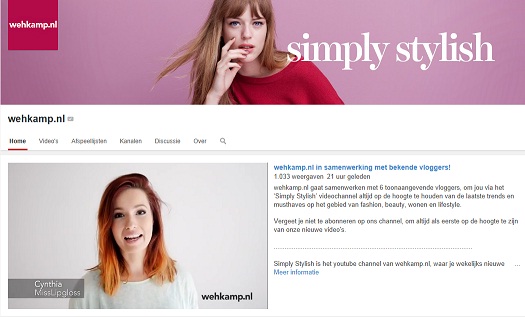 wehkamp.nl lanceert online videokanaal